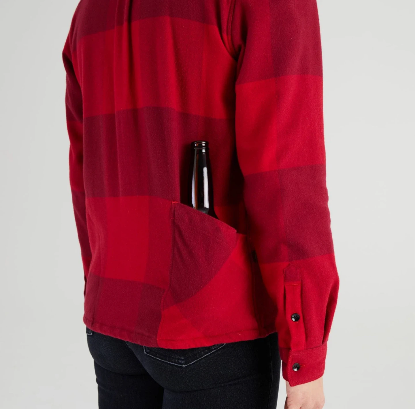 California Cowboy Red Plaid Flannel Shirt - photo 5