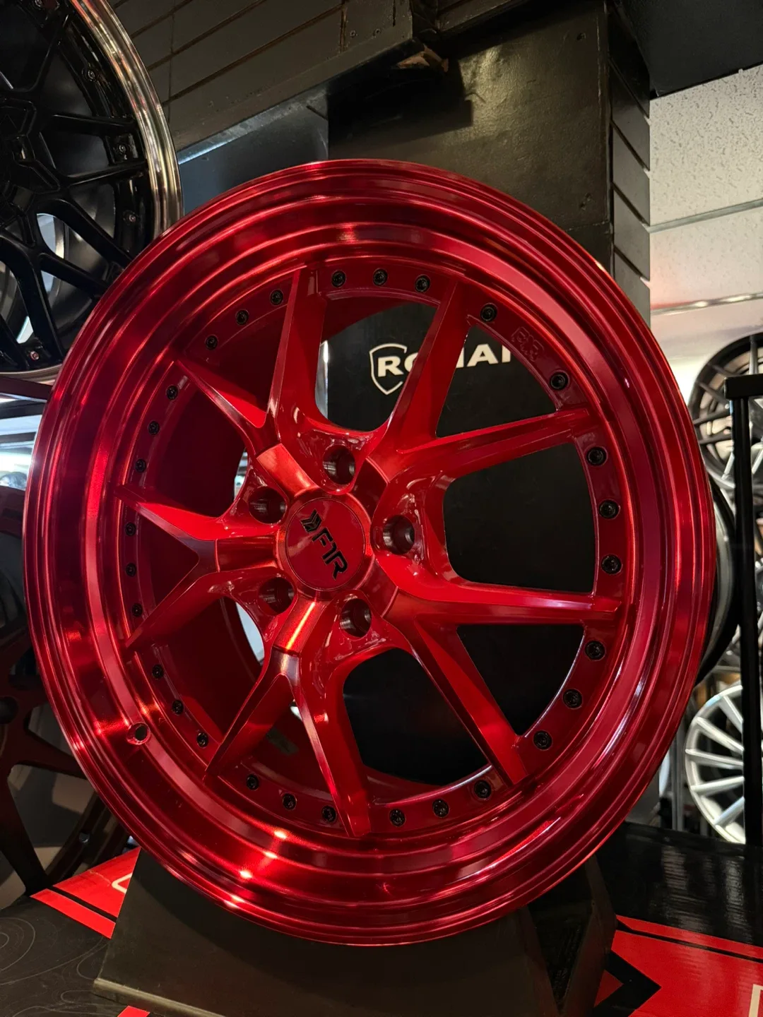 F1R  Red Wheels for honda civic image indicator(3)