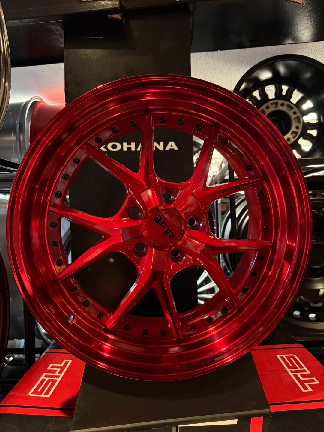 F1R  Red Wheels for honda civic image indicator(2)