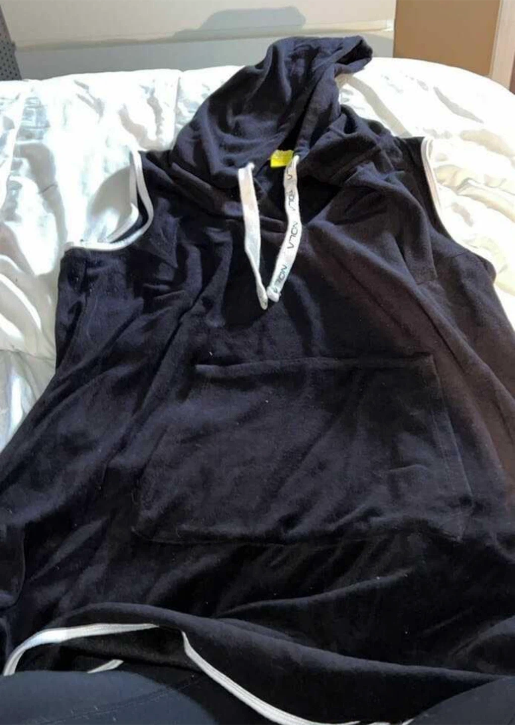 Nola Black Sleeveless swimsuit cover up