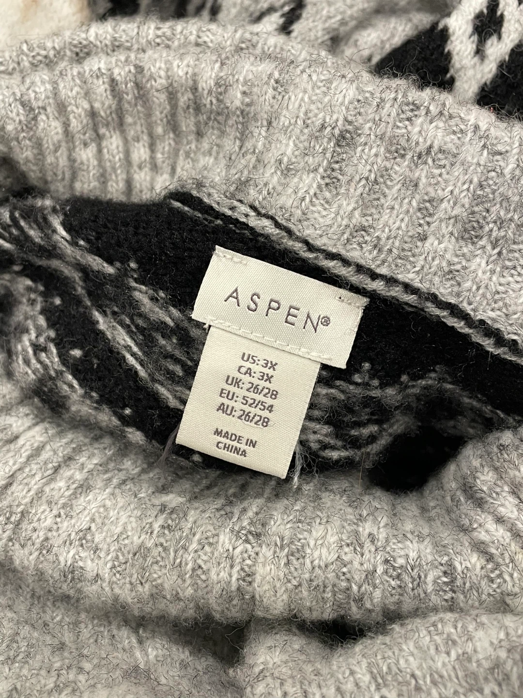 Aspen Fair Isle Turtleneck Ski Sweater - Size 3XL - photo 3