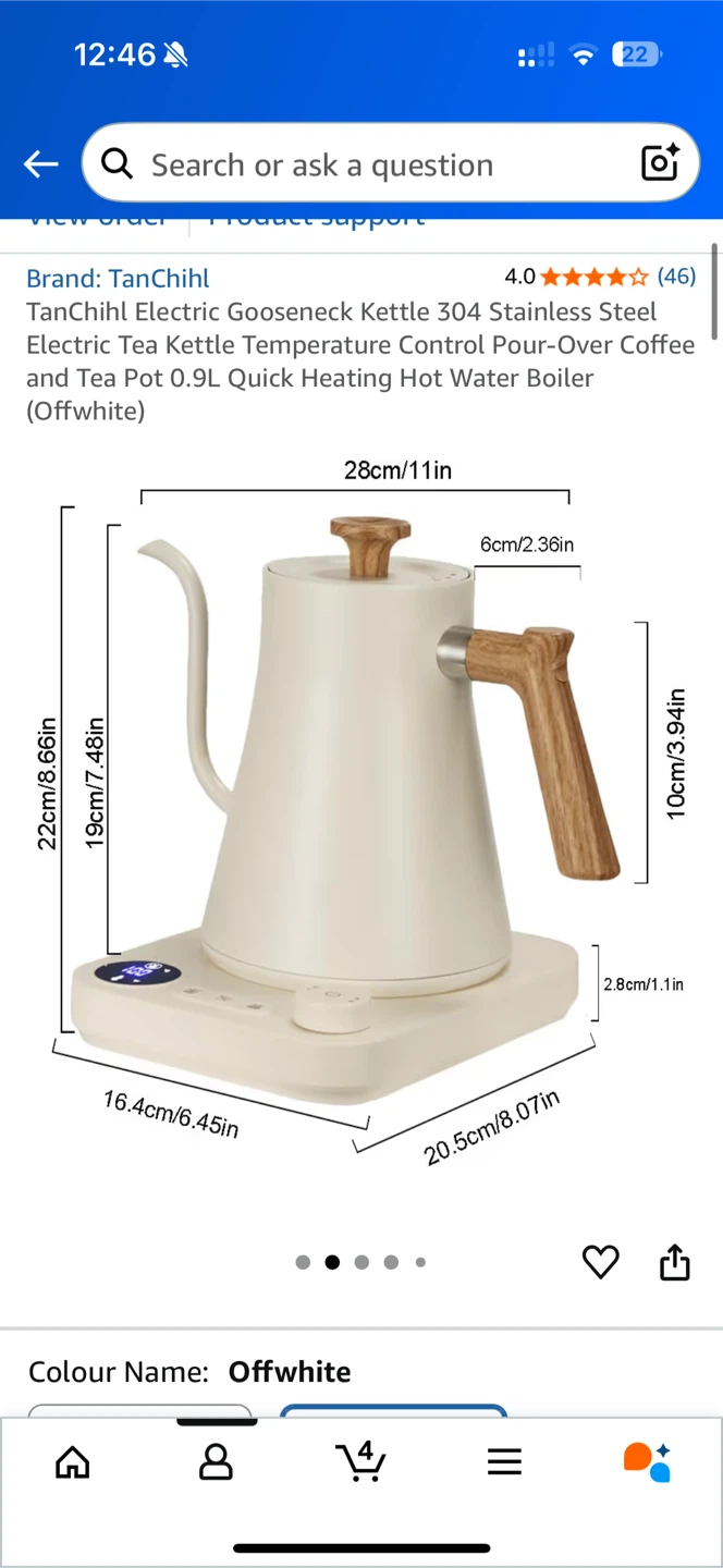 TanChihl Electric Gooseneck Kettle - Offwhite - photo 5