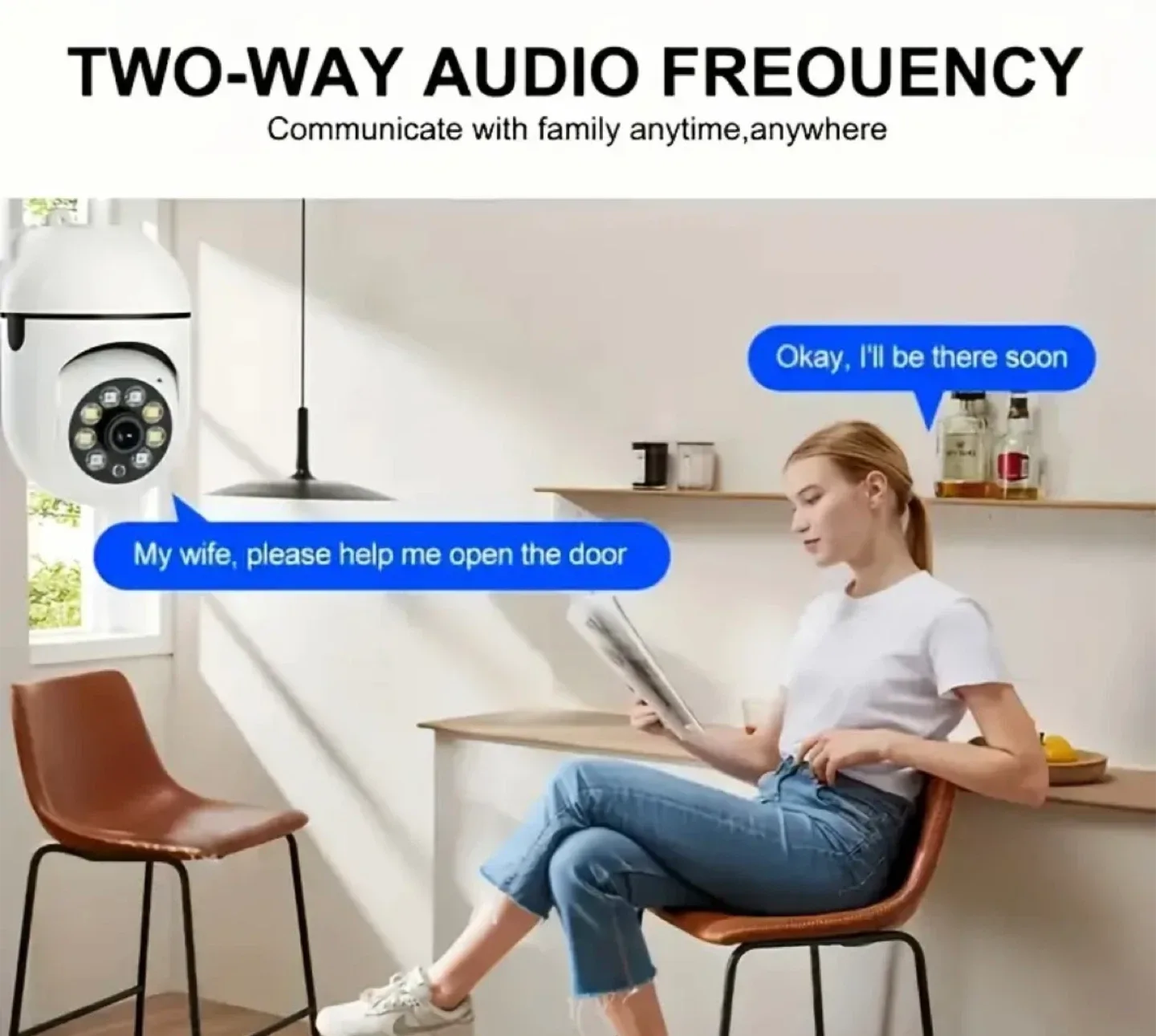 WiFi Camera - Motion Tracking, 2-Way Audio, Night Vision image indicator(6)