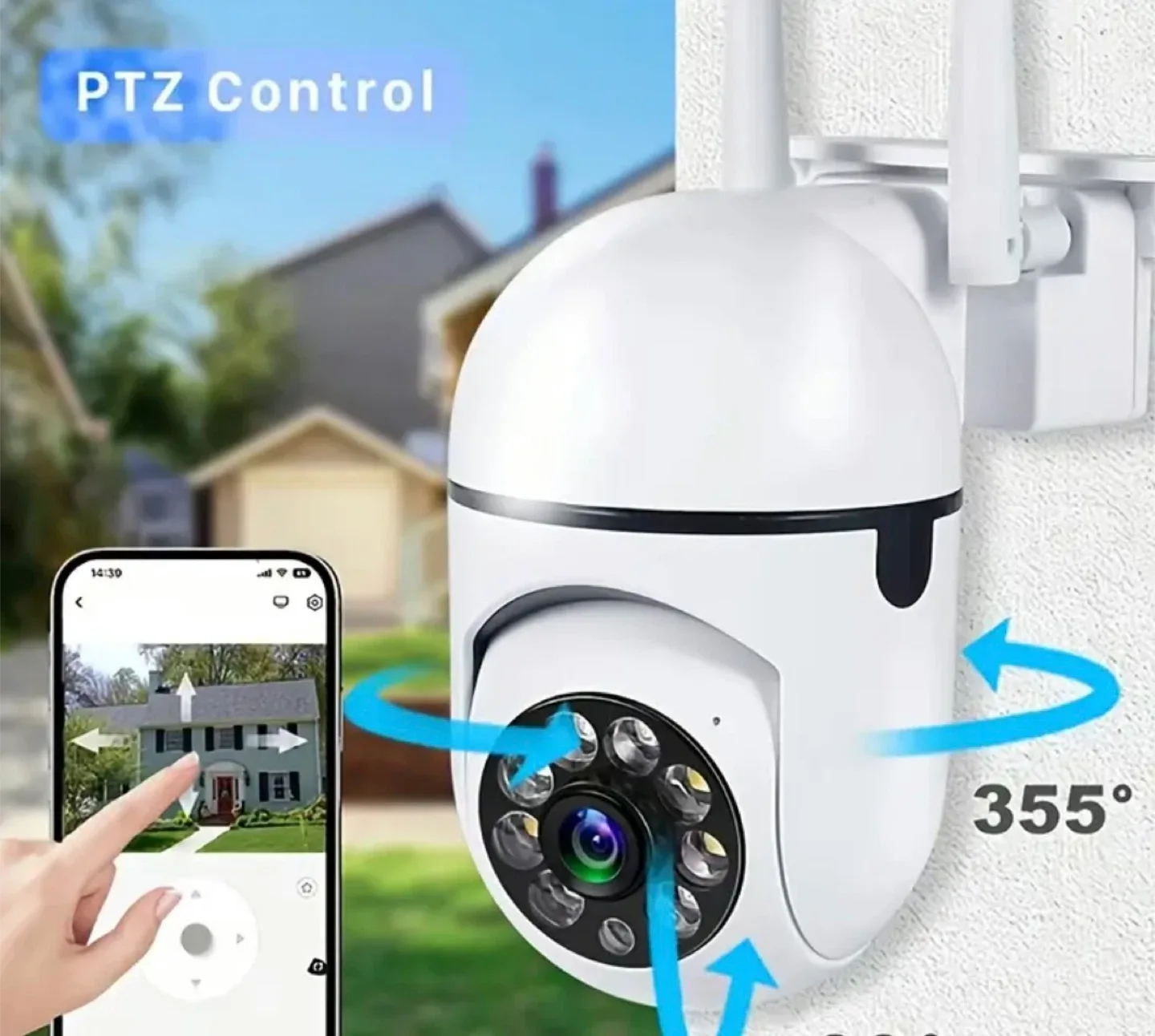 WiFi Camera - Motion Tracking, 2-Way Audio, Night Vision image indicator(9)