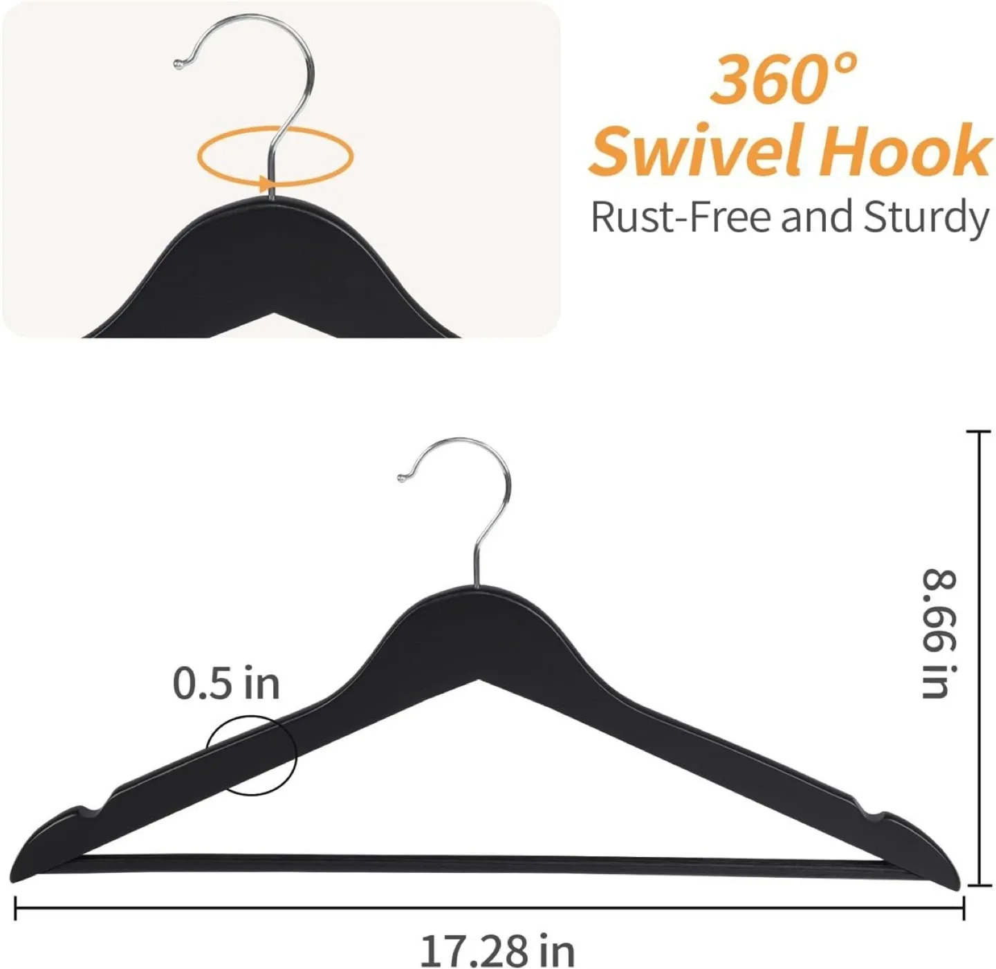 Amazon Basics Clothes Hangers - New in Box image indicator(6)