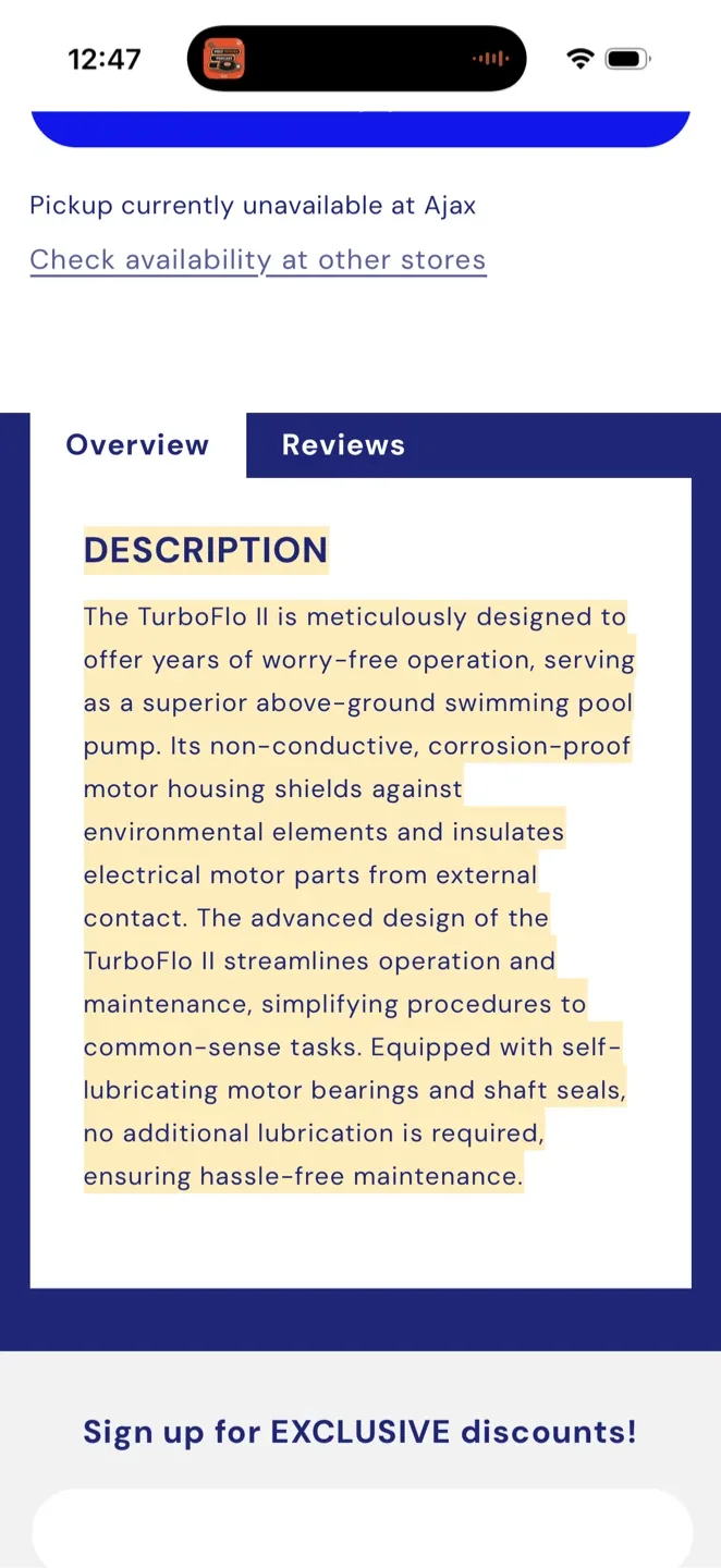 Hayward Turbo Flo II 1 HP Above Ground Pool Pump image indicator(4)