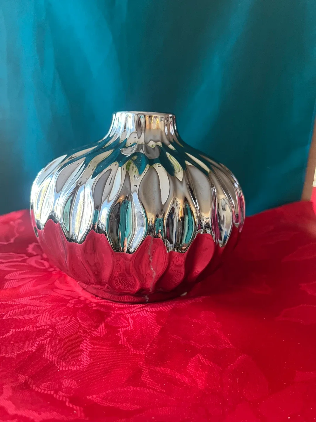 Bouclair Silver Vase