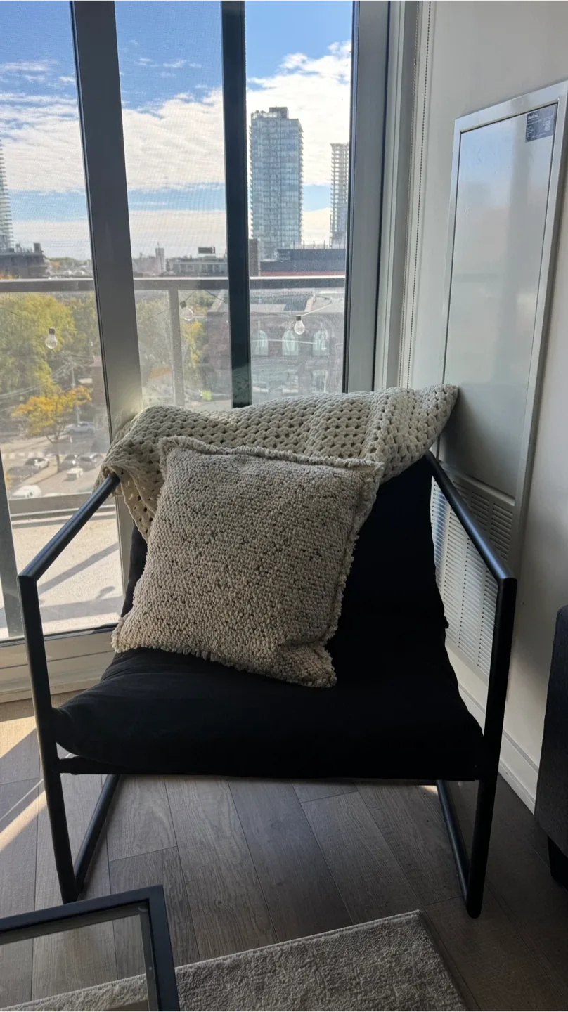 Sling Chair - Black Accent Chair