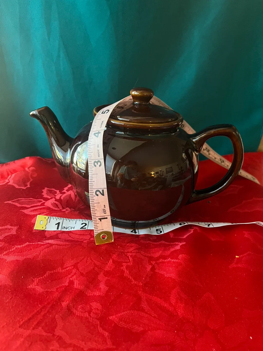 Vintage Small Brown Betty Style Teapot image indicator(5)