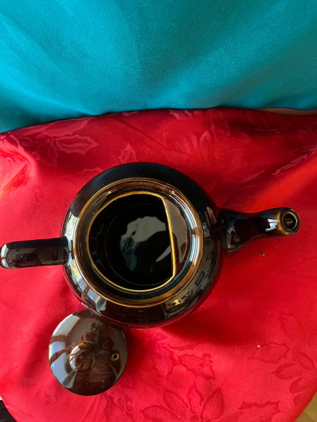 Vintage Small Brown Betty Style Teapot image indicator(4)