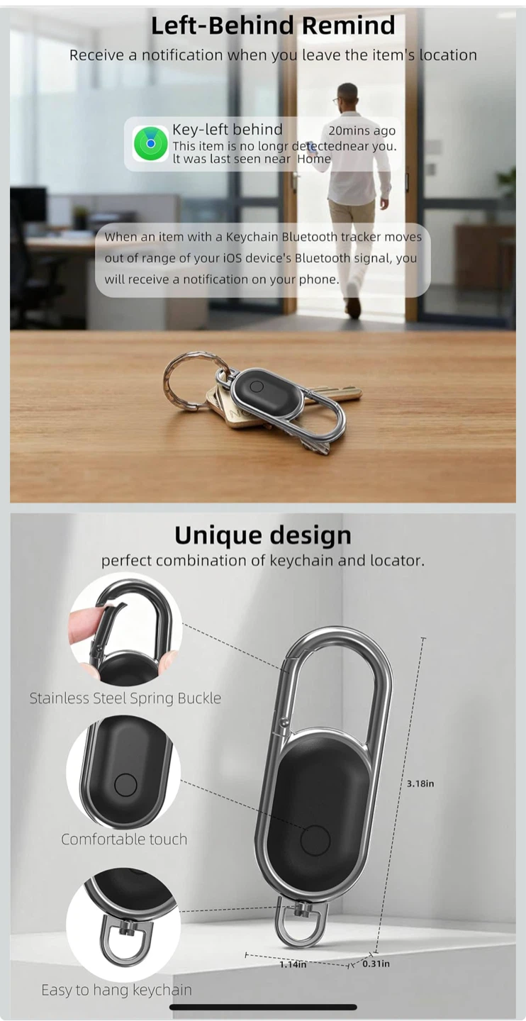Bluetooth Key Finder with Apple Find My - photo 3