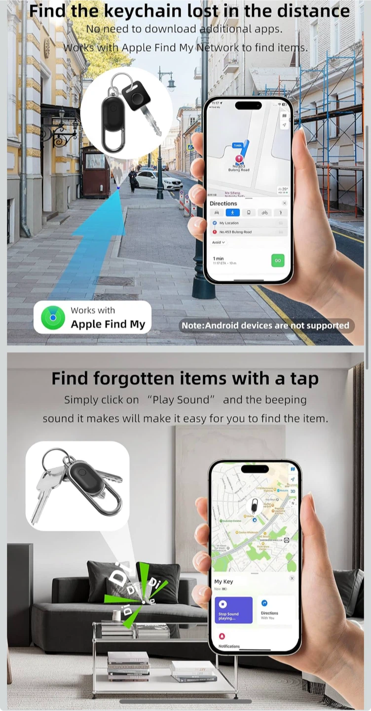 Bluetooth Key Finder with Apple Find My - photo 2