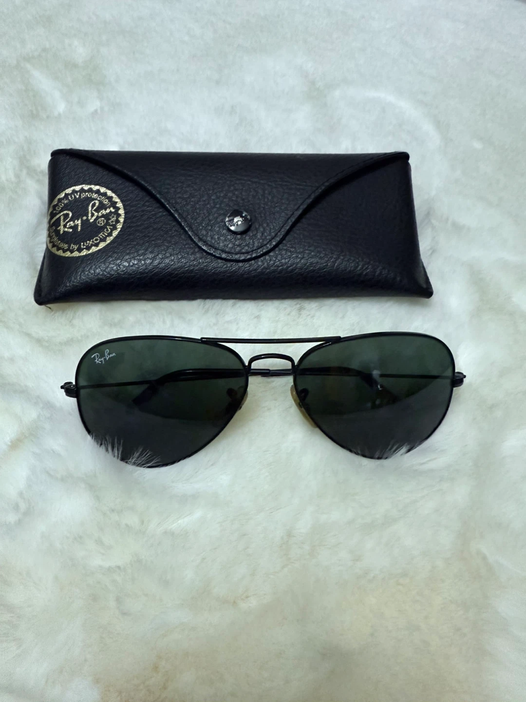 Ray-Ban RB 3025 Aviator Sunglasses with Case