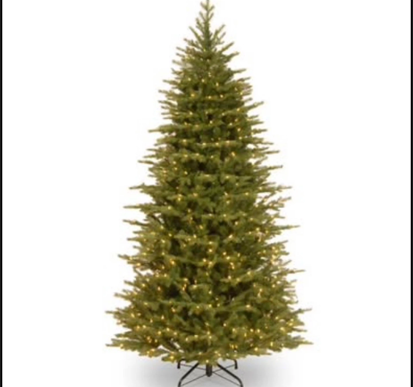 7.5 ft Pre-Lit Artificial Christmas Tree