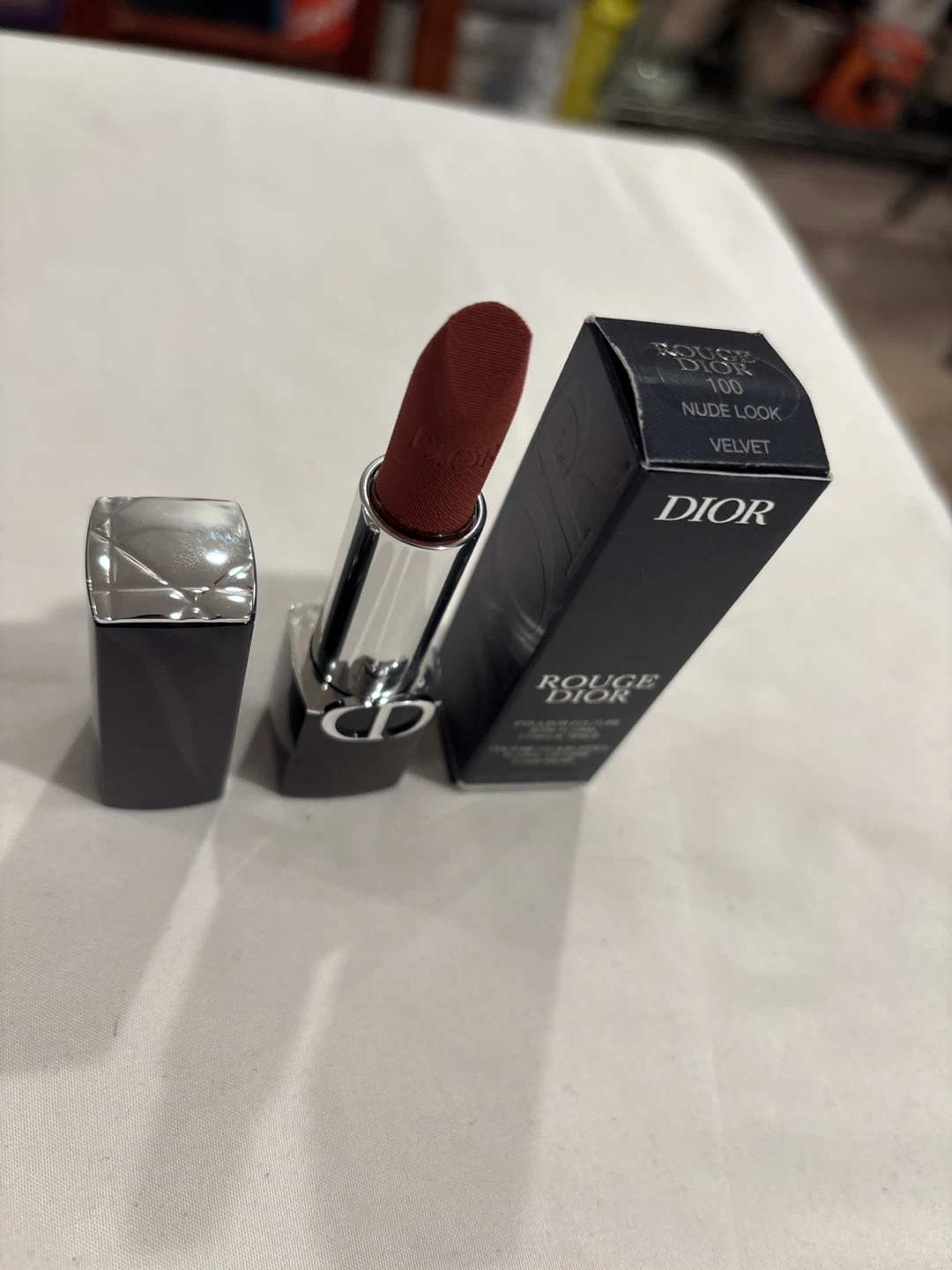 Dior Rouge Dior 100 Nude Look Velvet Lipstick