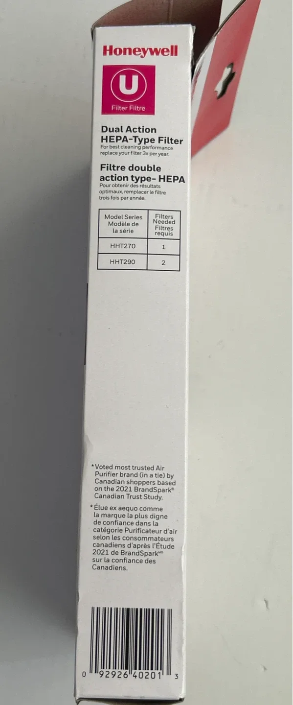 Honeywell Dual Action HEPA Filter - HHT270/HHT290 image indicator(2)