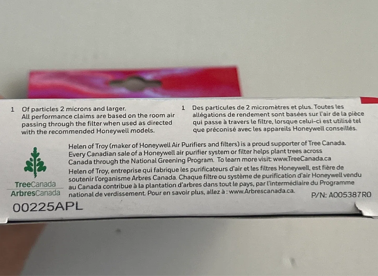 Honeywell Dual Action HEPA Filter - HHT270/HHT290 image indicator(4)