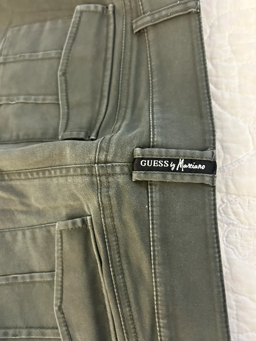 Guess by Marciano Olive Green Pants - SIZE : 0 - photo 3