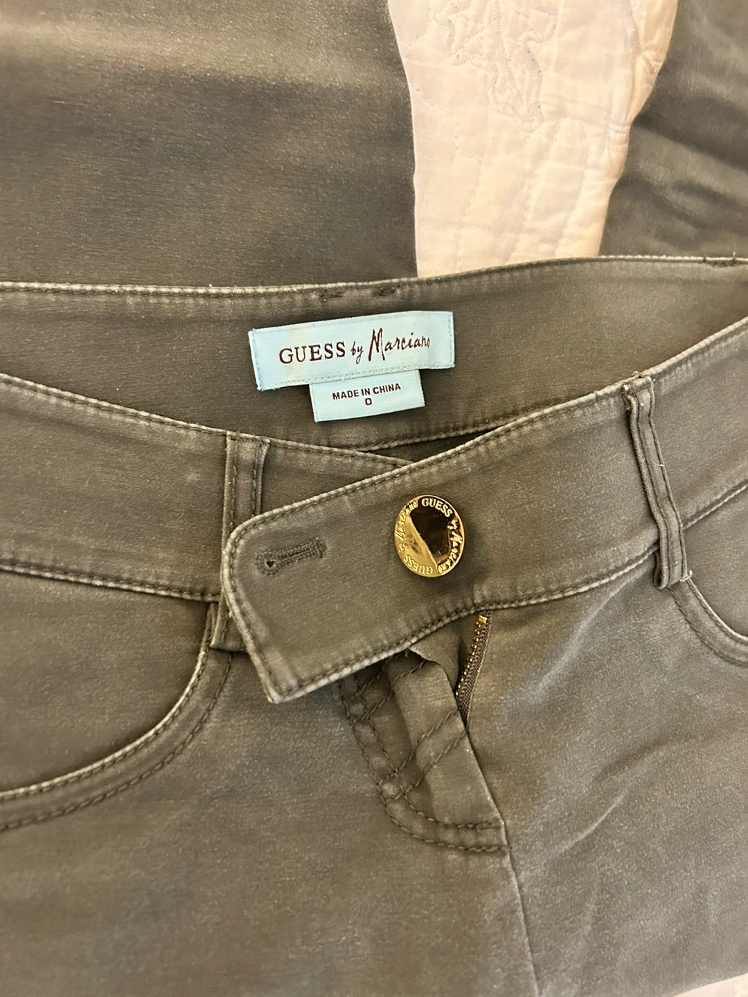 Guess by Marciano Olive Green Pants - SIZE : 0 - photo 4