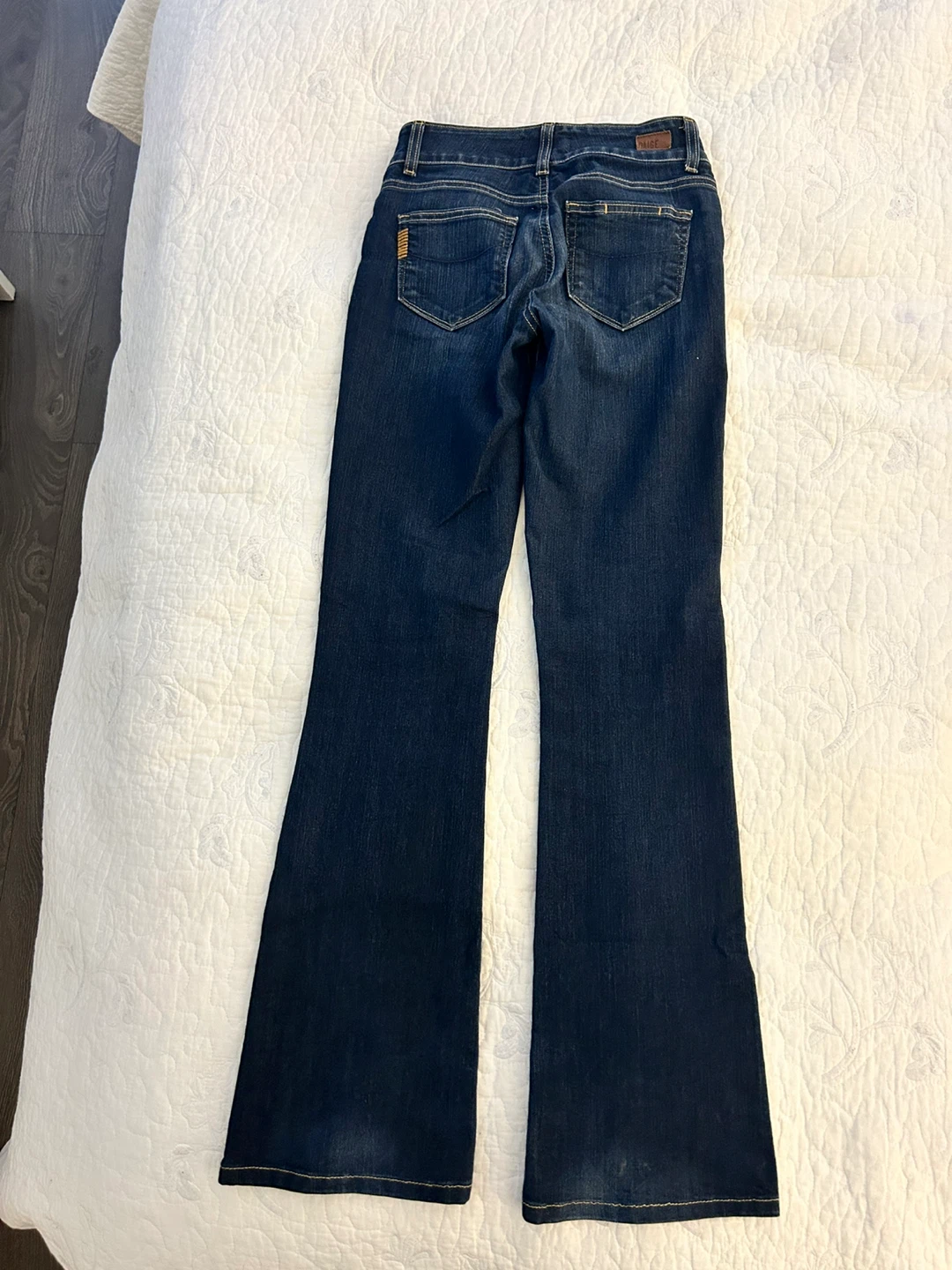 Paige Denim Dark Wash Flare Jeans - Size 25 - photo 2