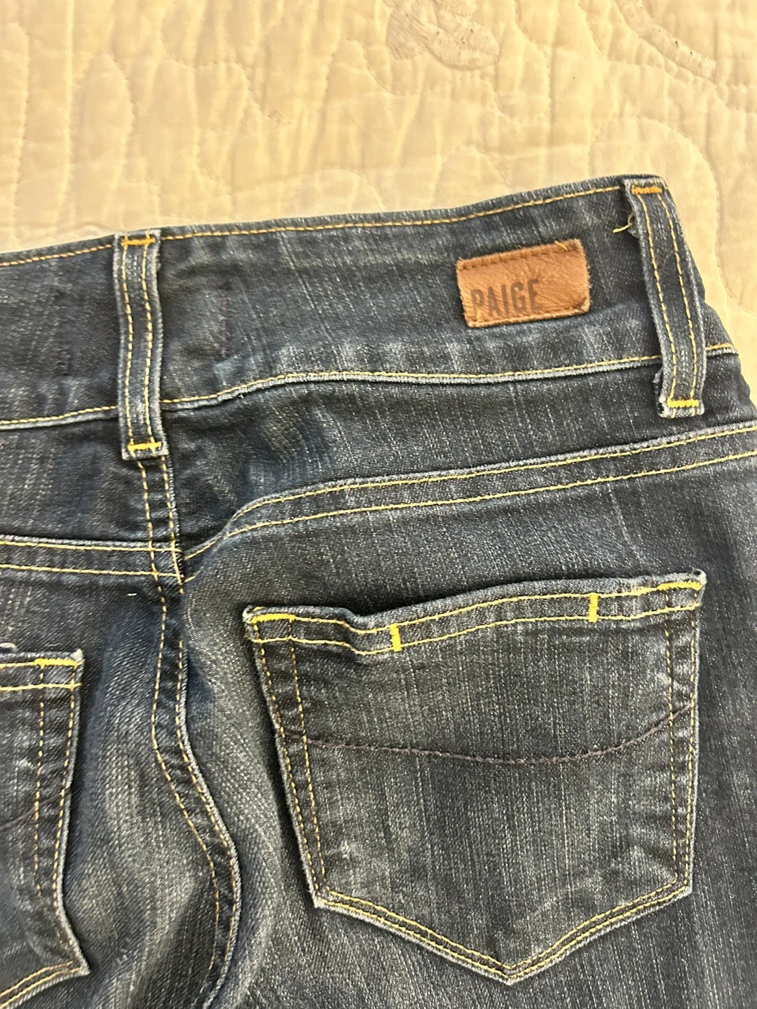 Paige Denim Dark Wash Flare Jeans - Size 25 - photo 3