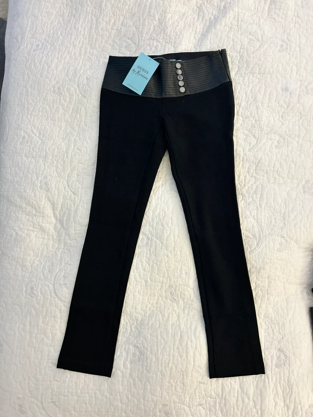 New GUESS by Marciano Black Pants Size 0