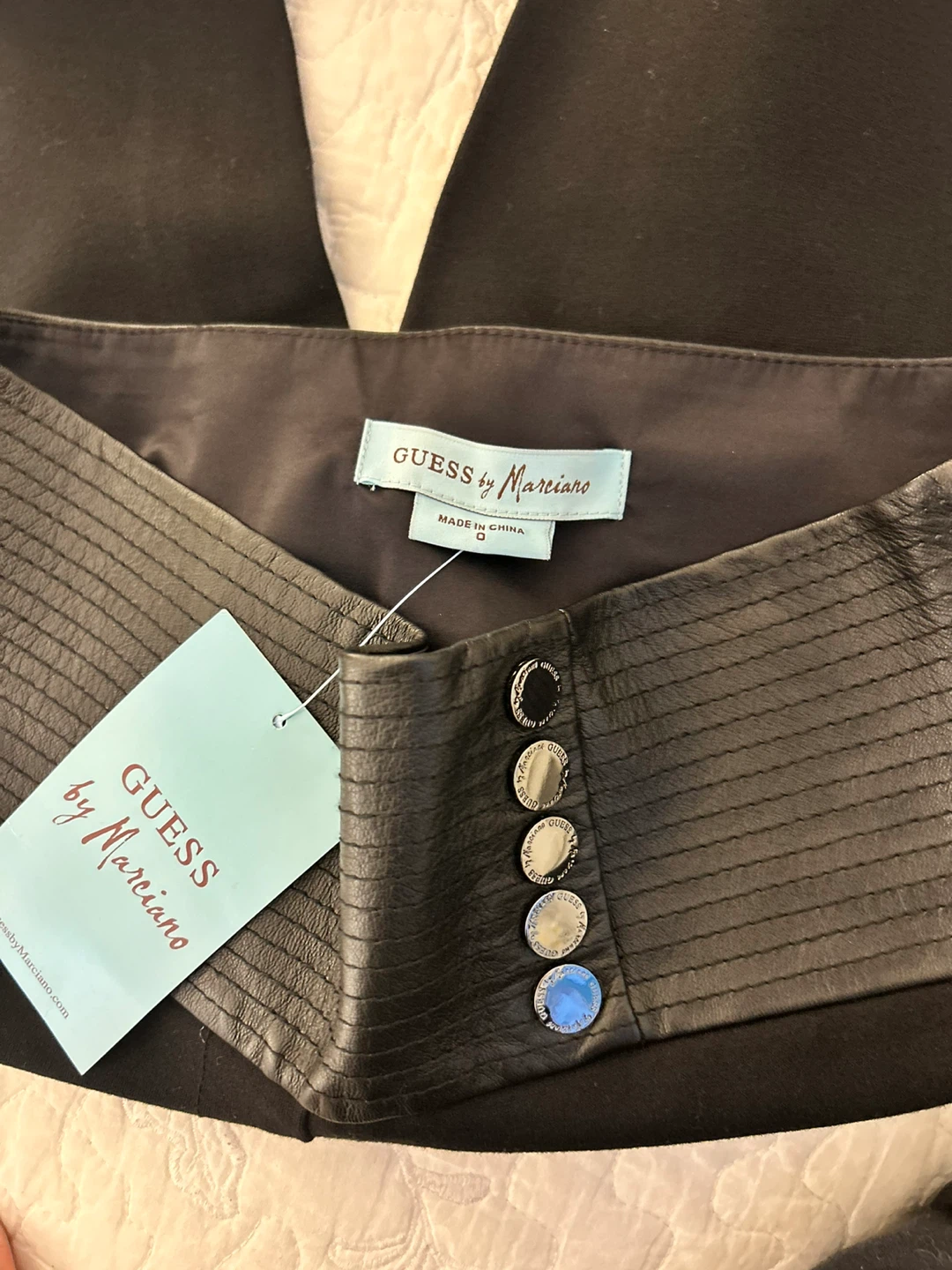 New GUESS by Marciano Black Pants Size 0 - photo 3