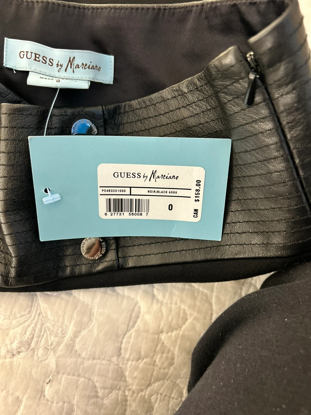 New GUESS by Marciano Black Pants Size 0 - photo 4