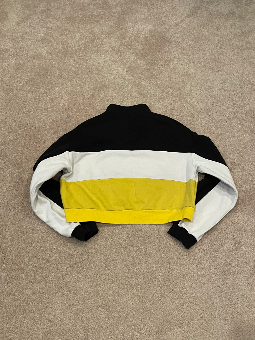 H&M Quarter Zip Cropped Pullover - Size S - photo 3
