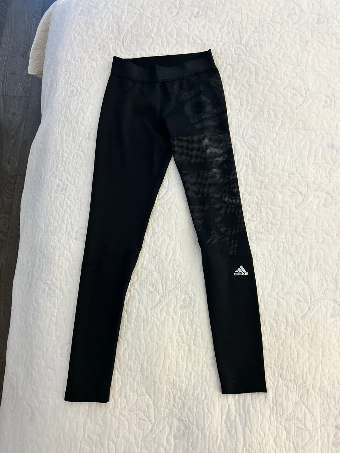 Adidas Techfit Black Leggings Size S