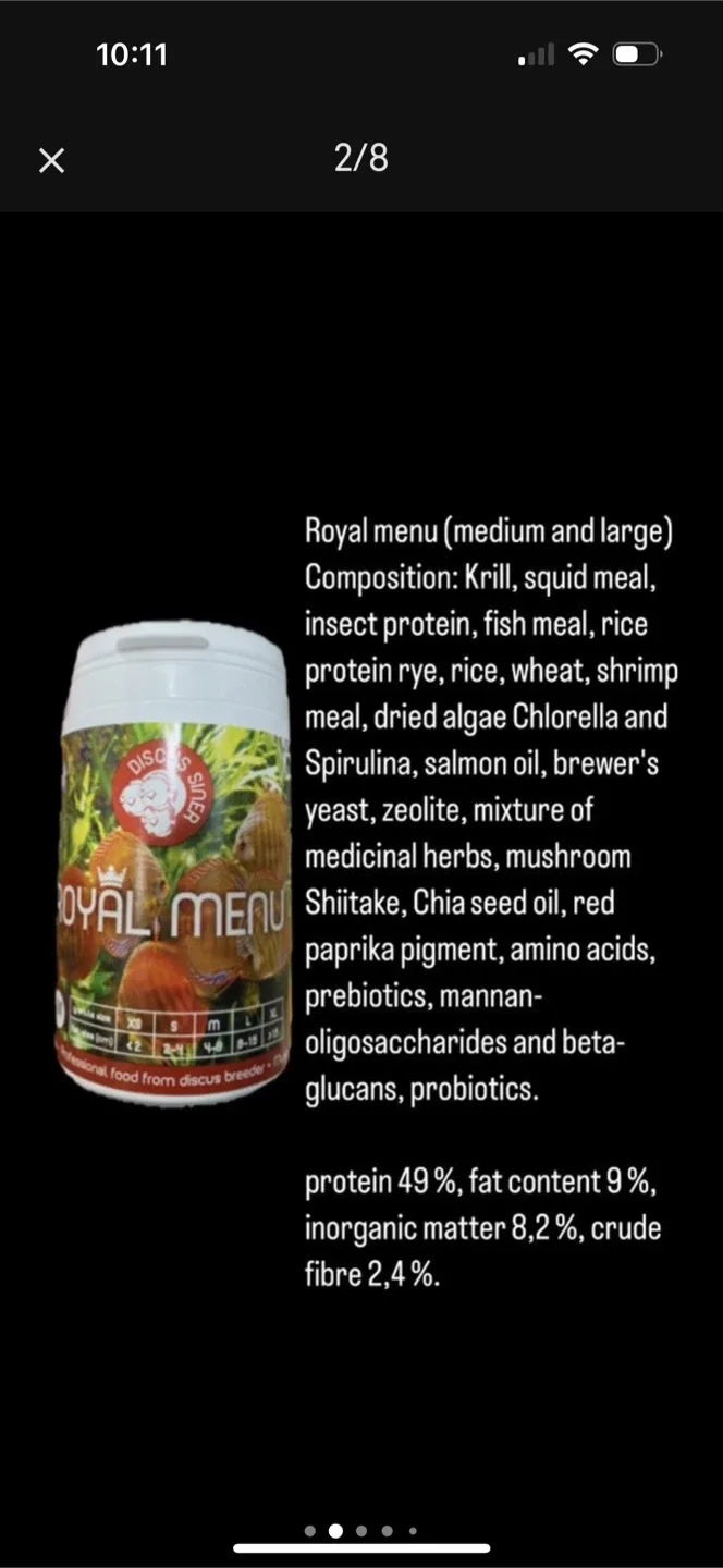 Royal Menu Discus Siner Fish Food image indicator(2)