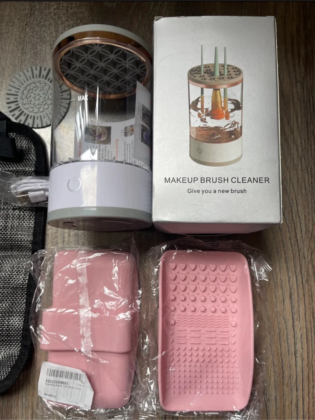 Makeup brush cleaner machine and dryer image indicator(2)