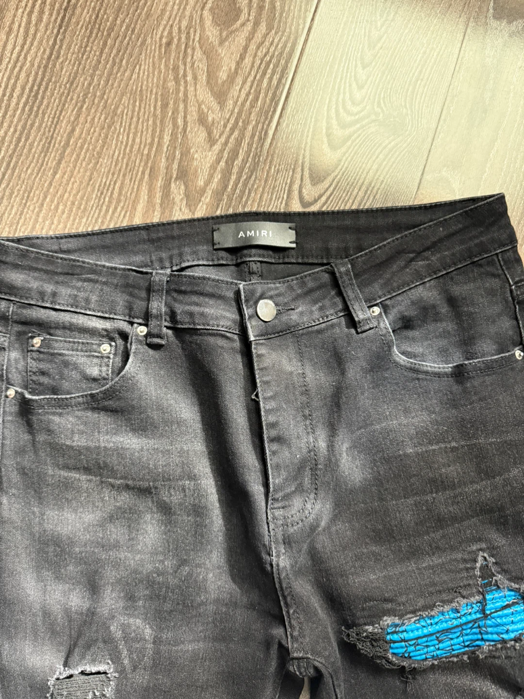 Amiri Black Denim Jeans - photo 2