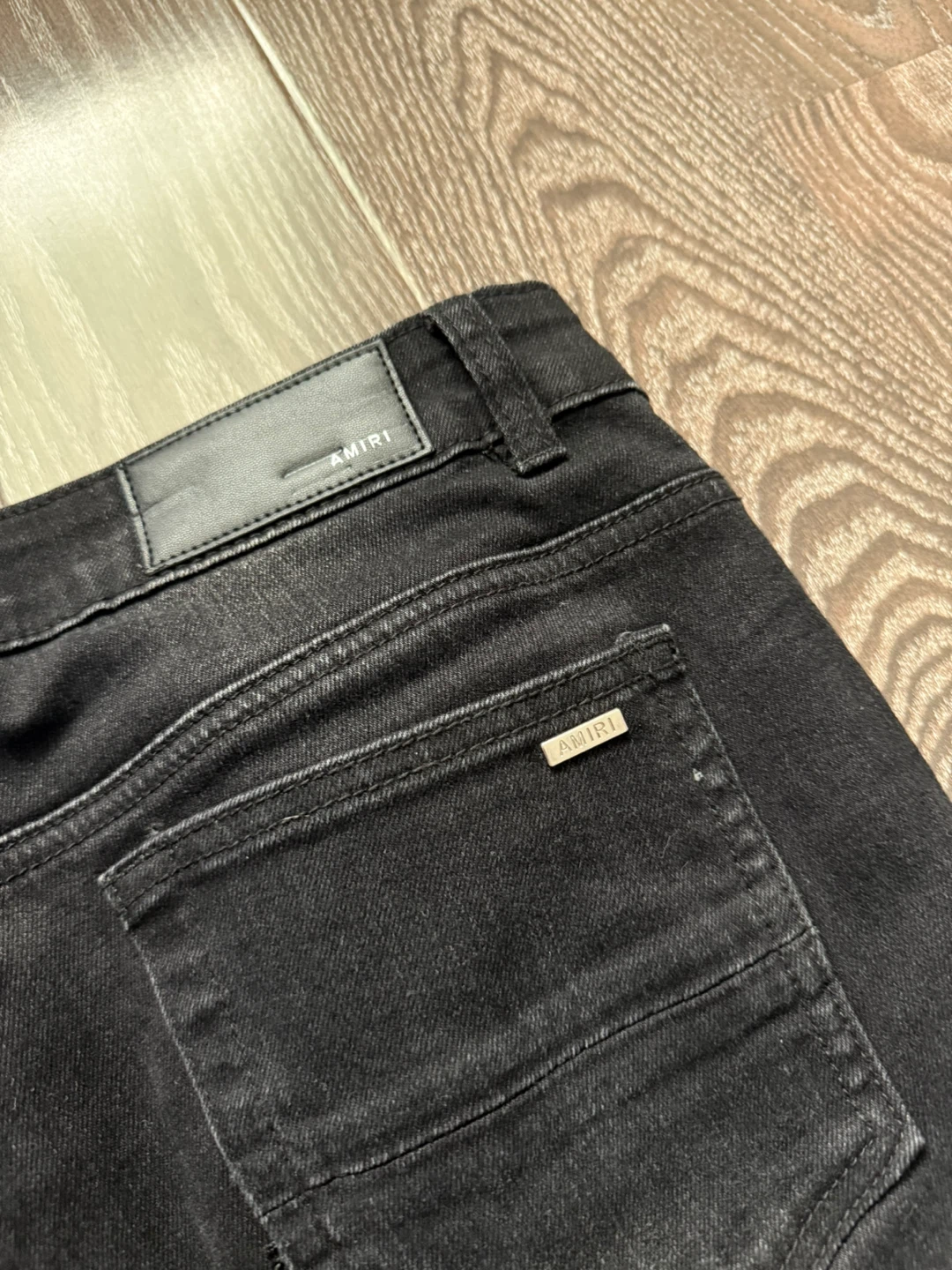 Amiri Black Denim Jeans - photo 4