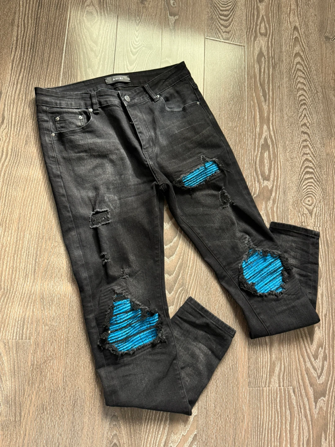 Amiri Black Denim Jeans - photo 3