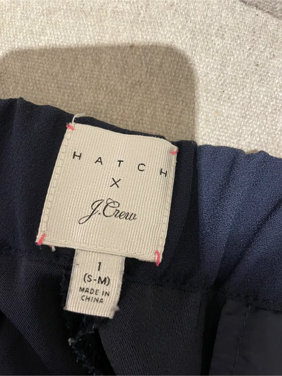 Hatch x J.Crew Navy Blue Maternity Pants - Size S-M image indicator(2)