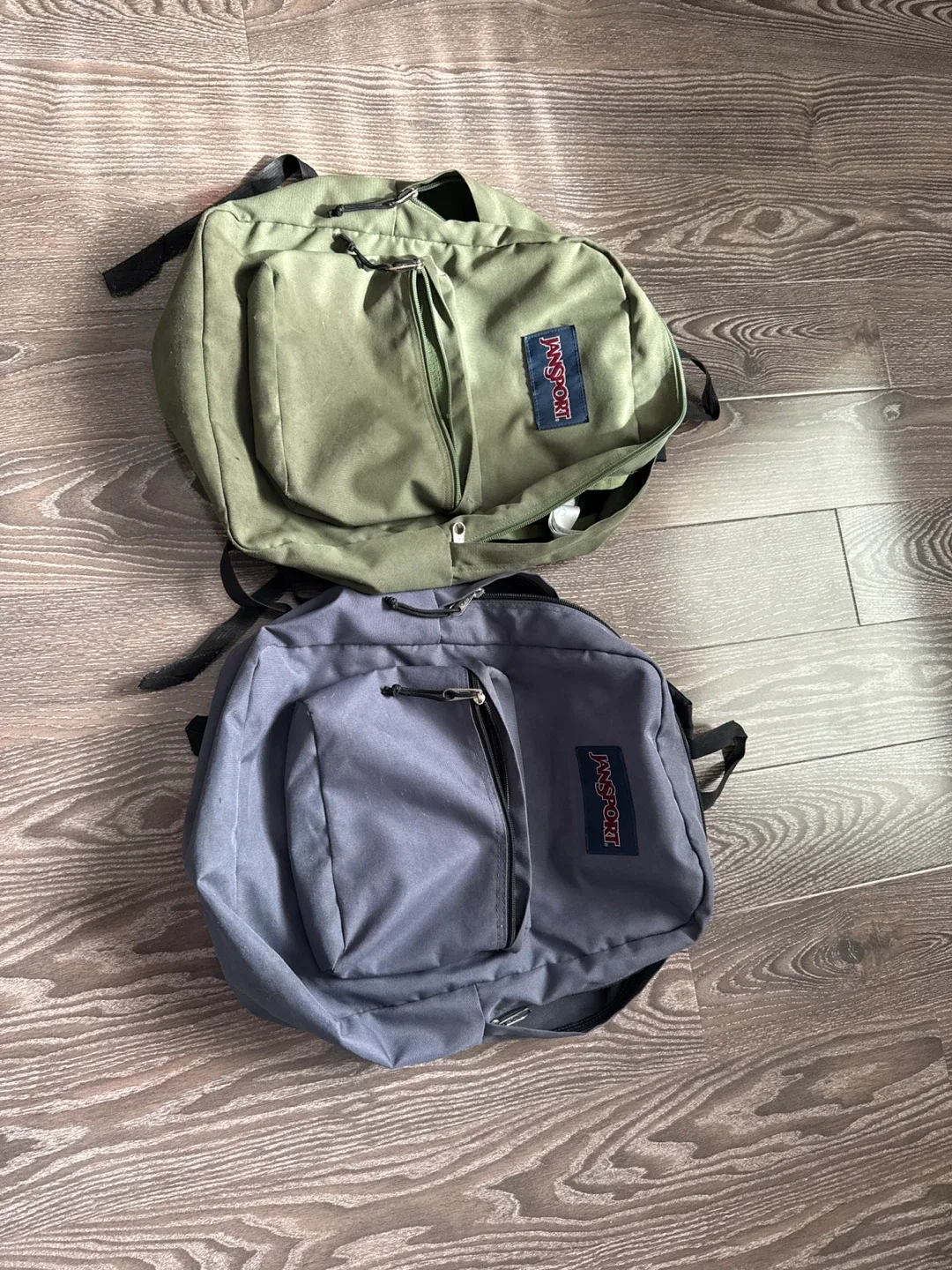 JanSport Backpacks - Olive Green & Grey image indicator(2)