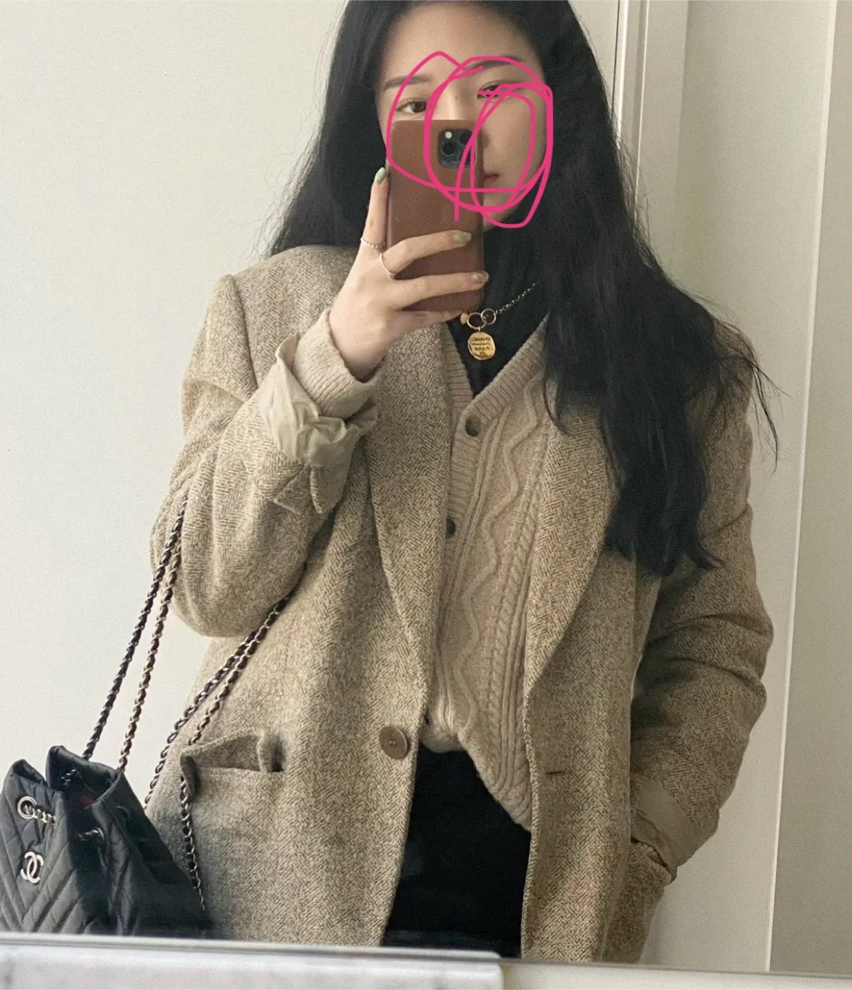 Chanel Gabriel Backpack Chevron image indicator(3)