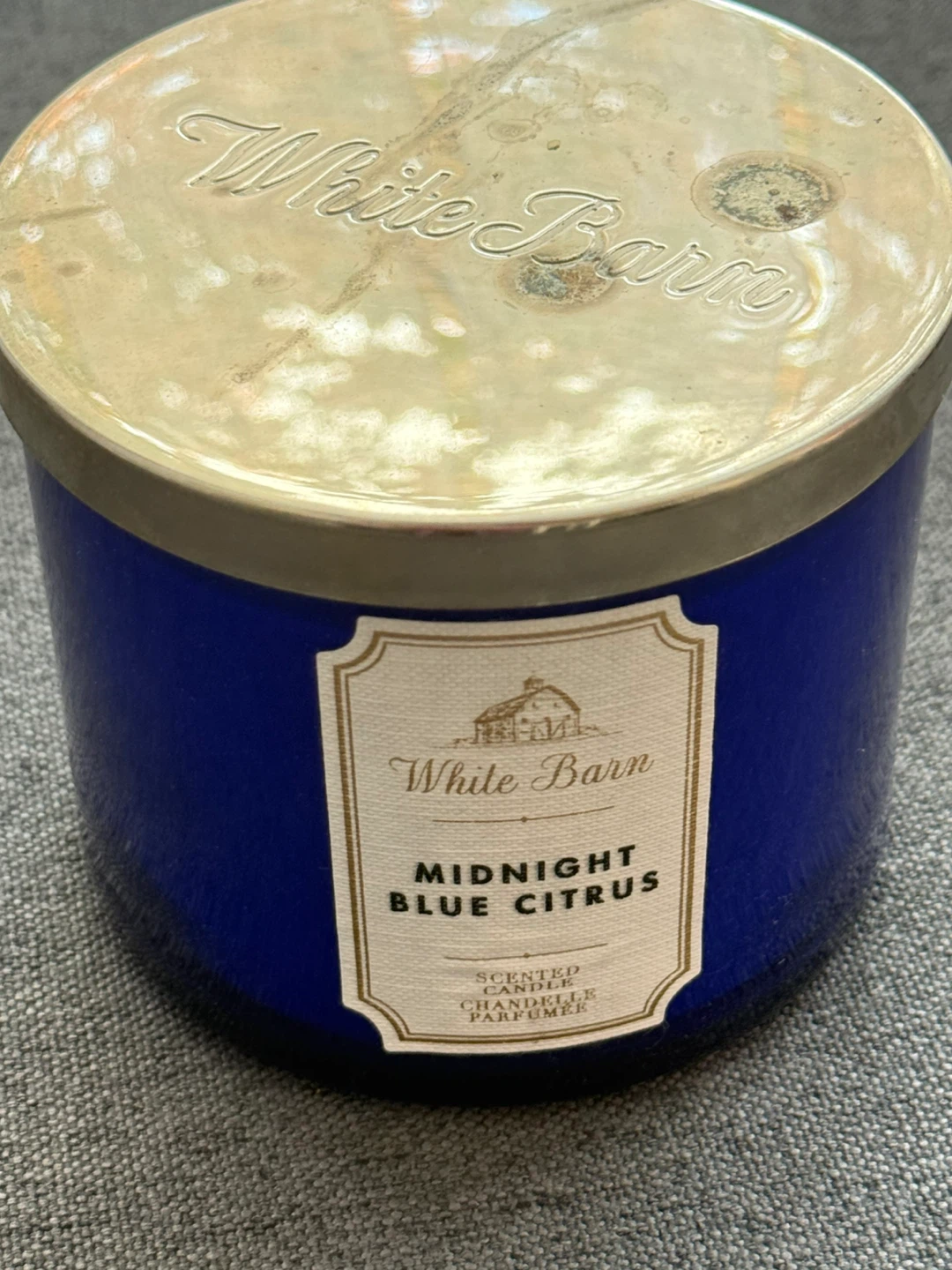 Bath and Body Works Midnight Blue Citrus 3 wick Candle - photo 3