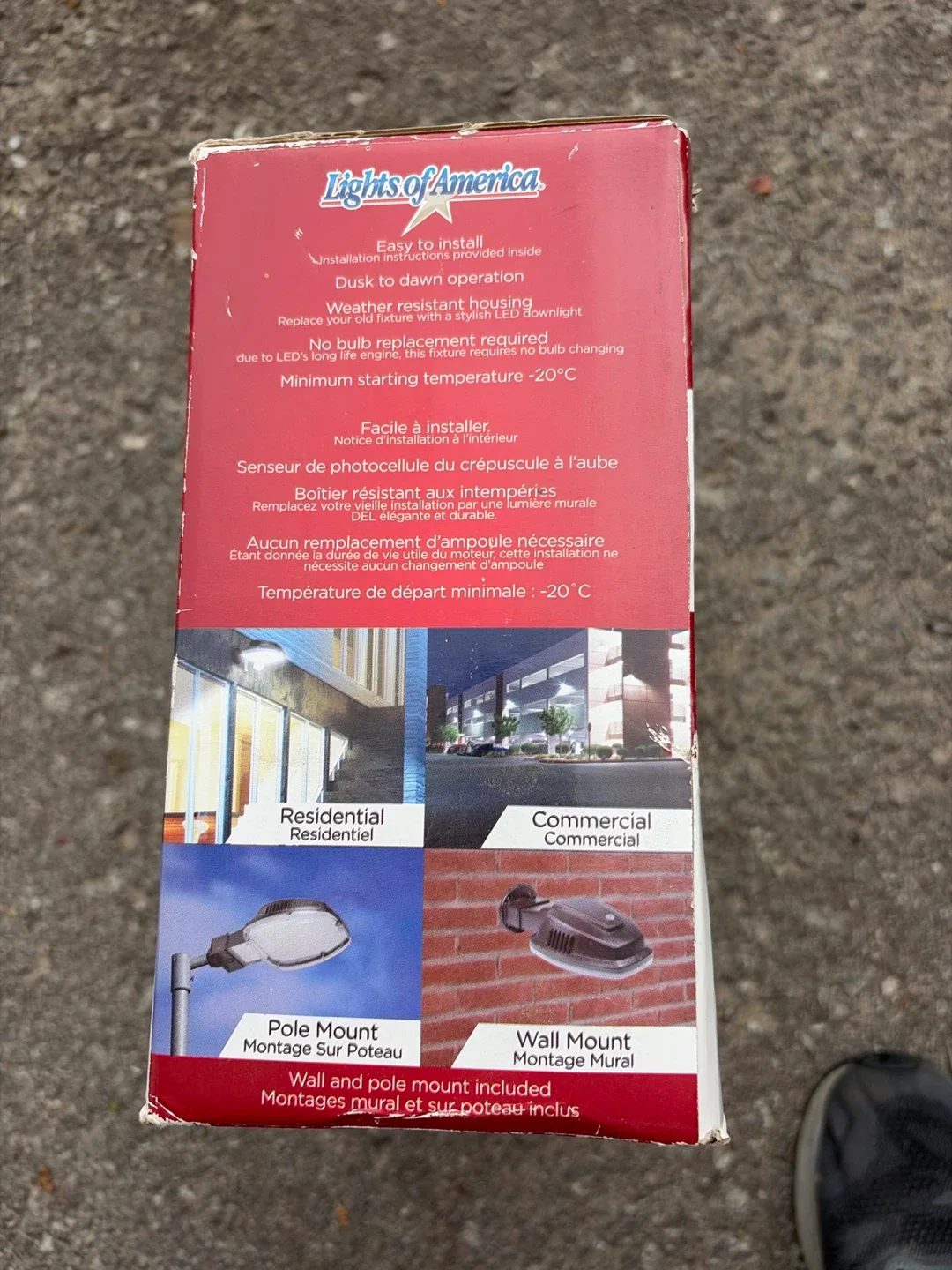 Lights of America LED Wall Light image indicator(2)