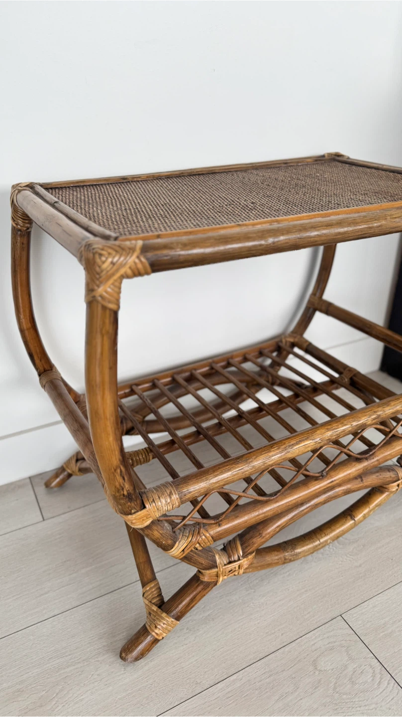 Side Table - Wicker/Rattan - photo 3