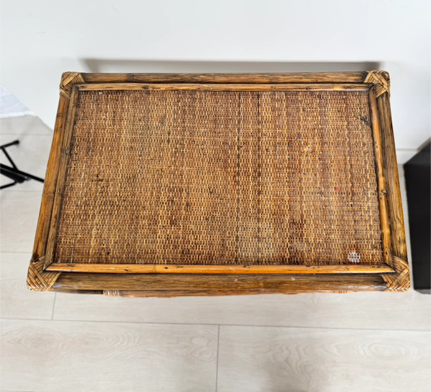 Side Table - Wicker/Rattan - photo 4