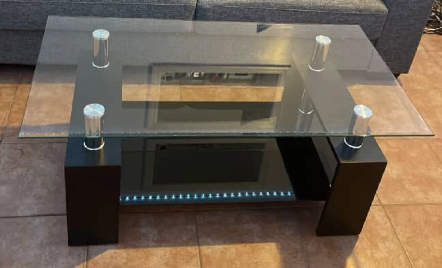Glass Top Coffee Table