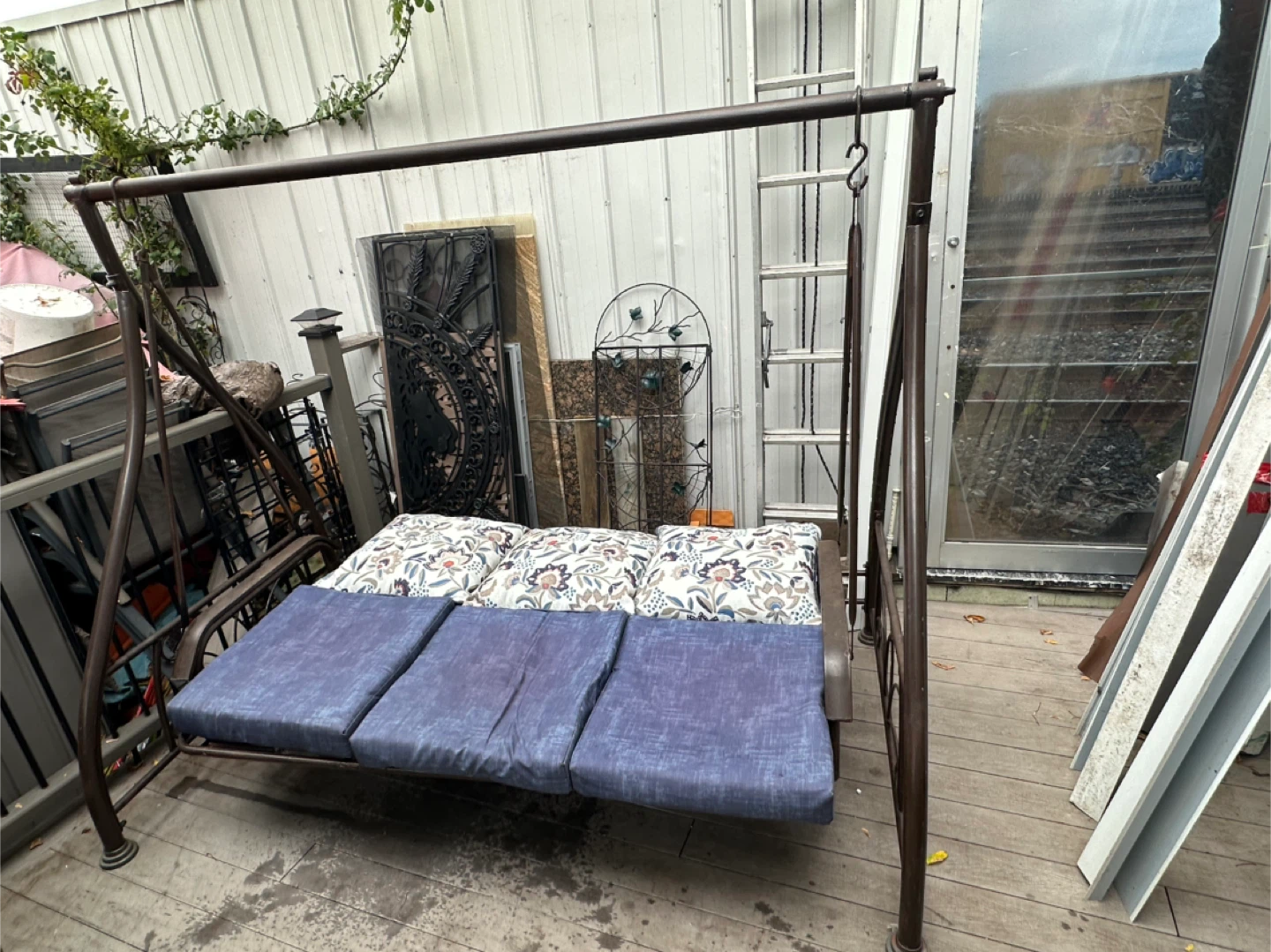 Patio Swing with Modern Cushions - photo 2