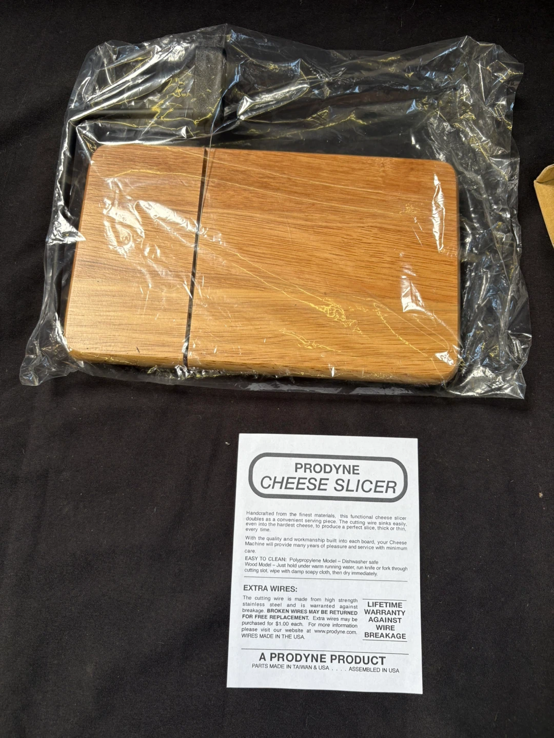 Prodyne Beechwood Cheese Slicer - New in Box - photo 4