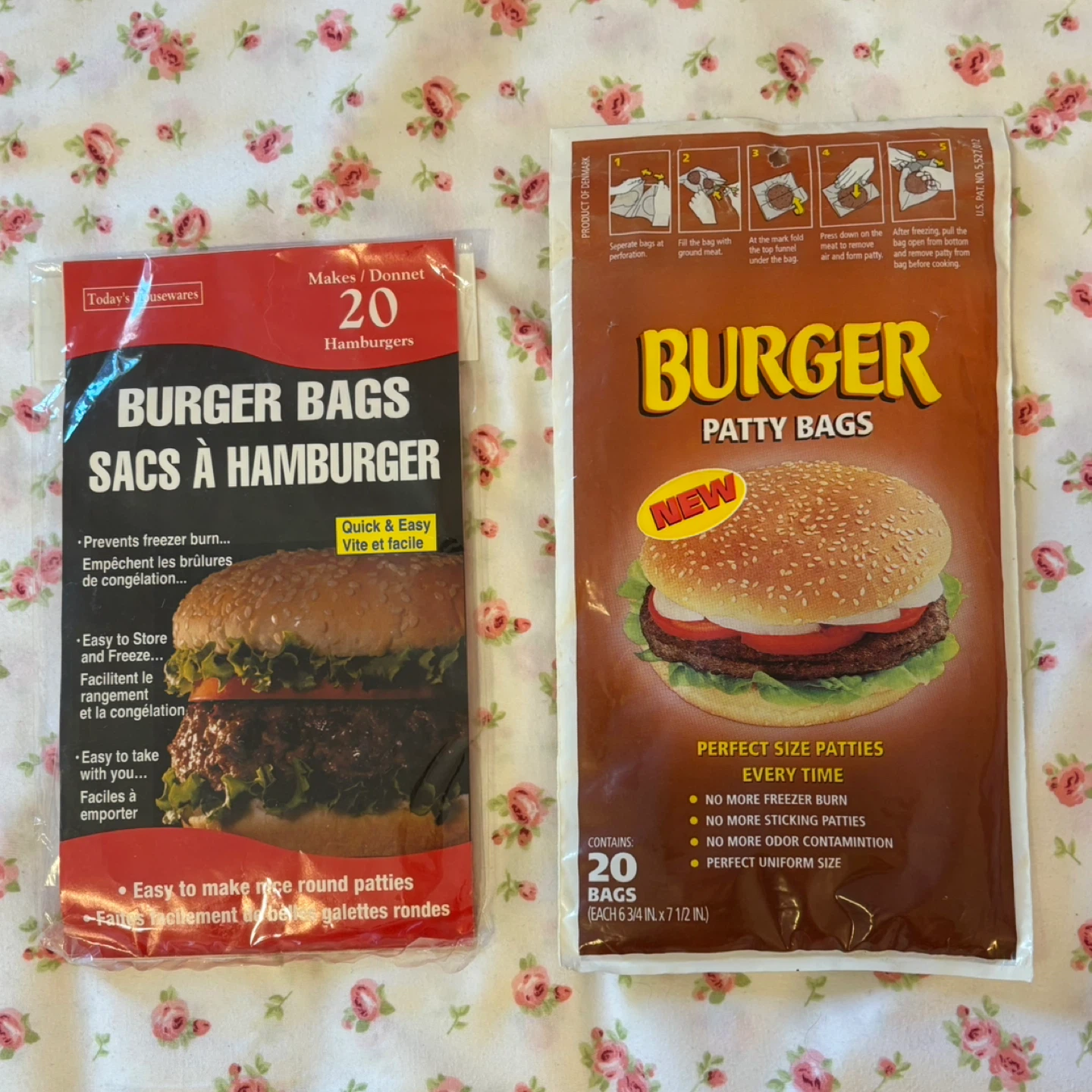 40 freezer burger bags