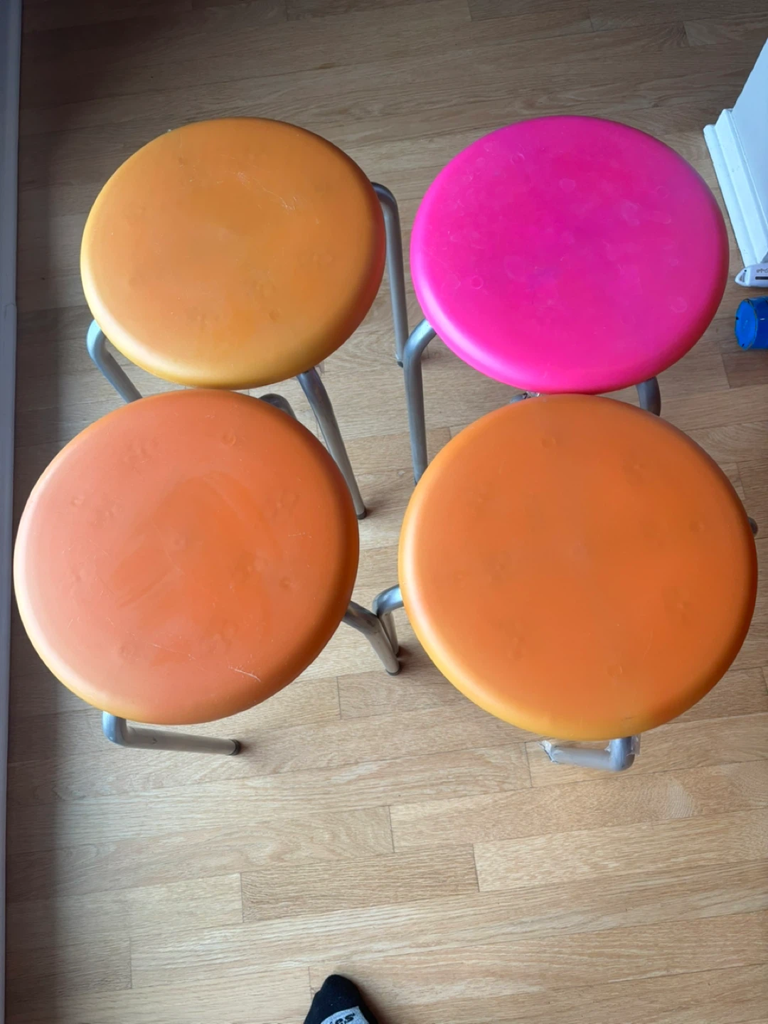 Colorful Stools - Set of Four - photo 2
