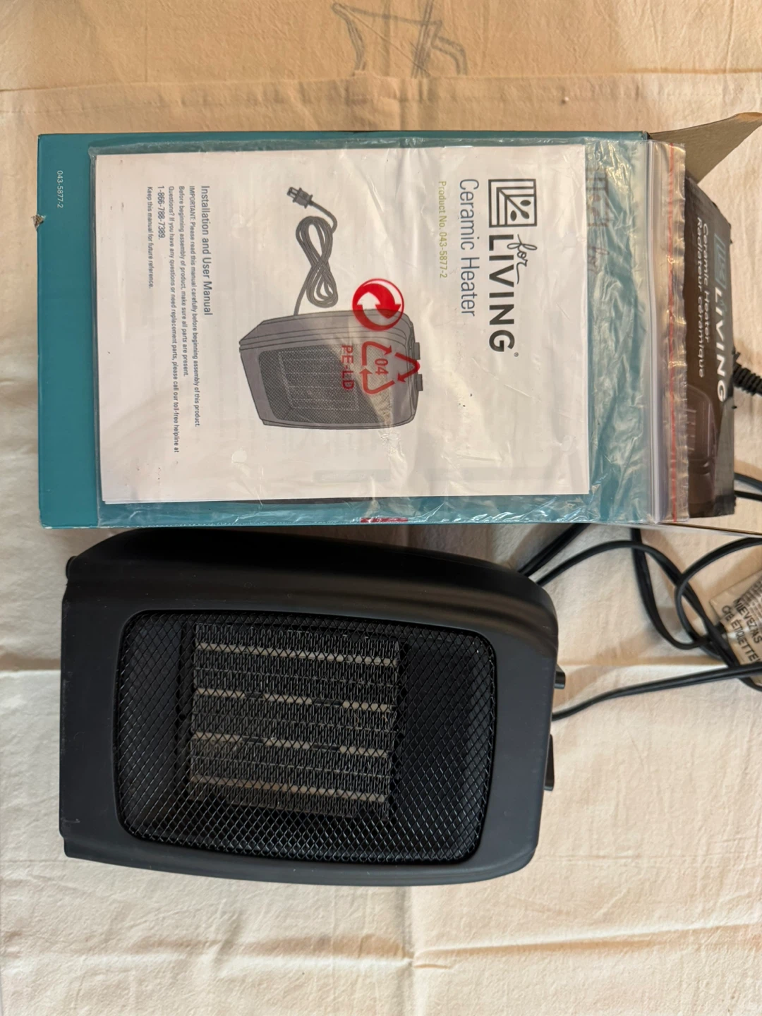 For Living Ceramic Heater - Small Space Heater