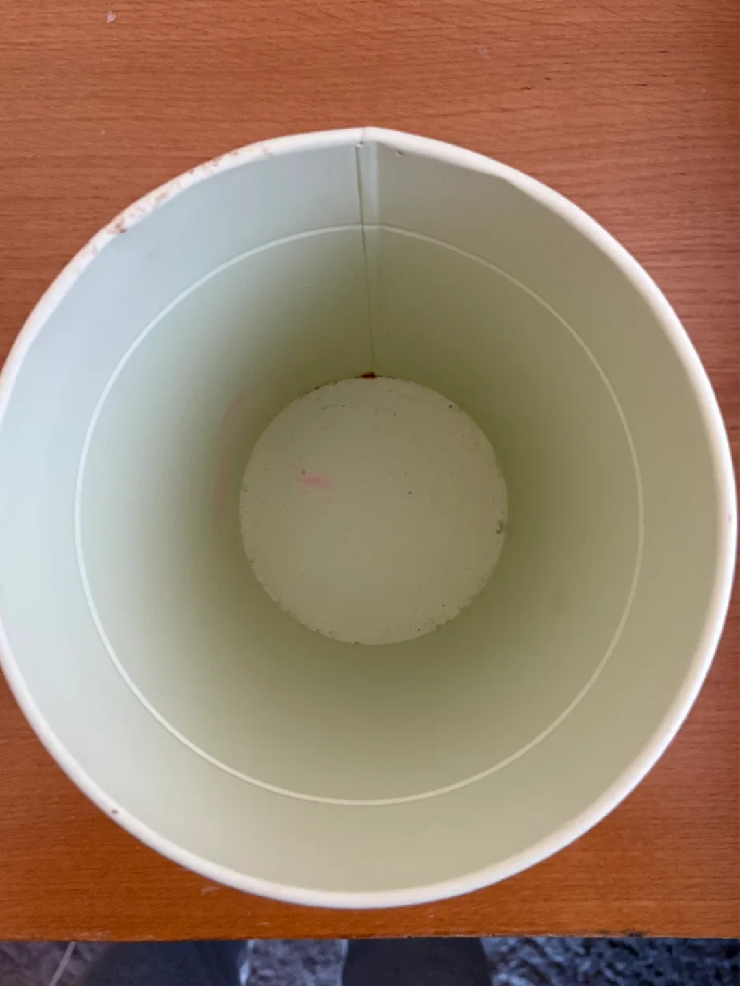 Decorative Light Green Metal Pail image indicator(2)