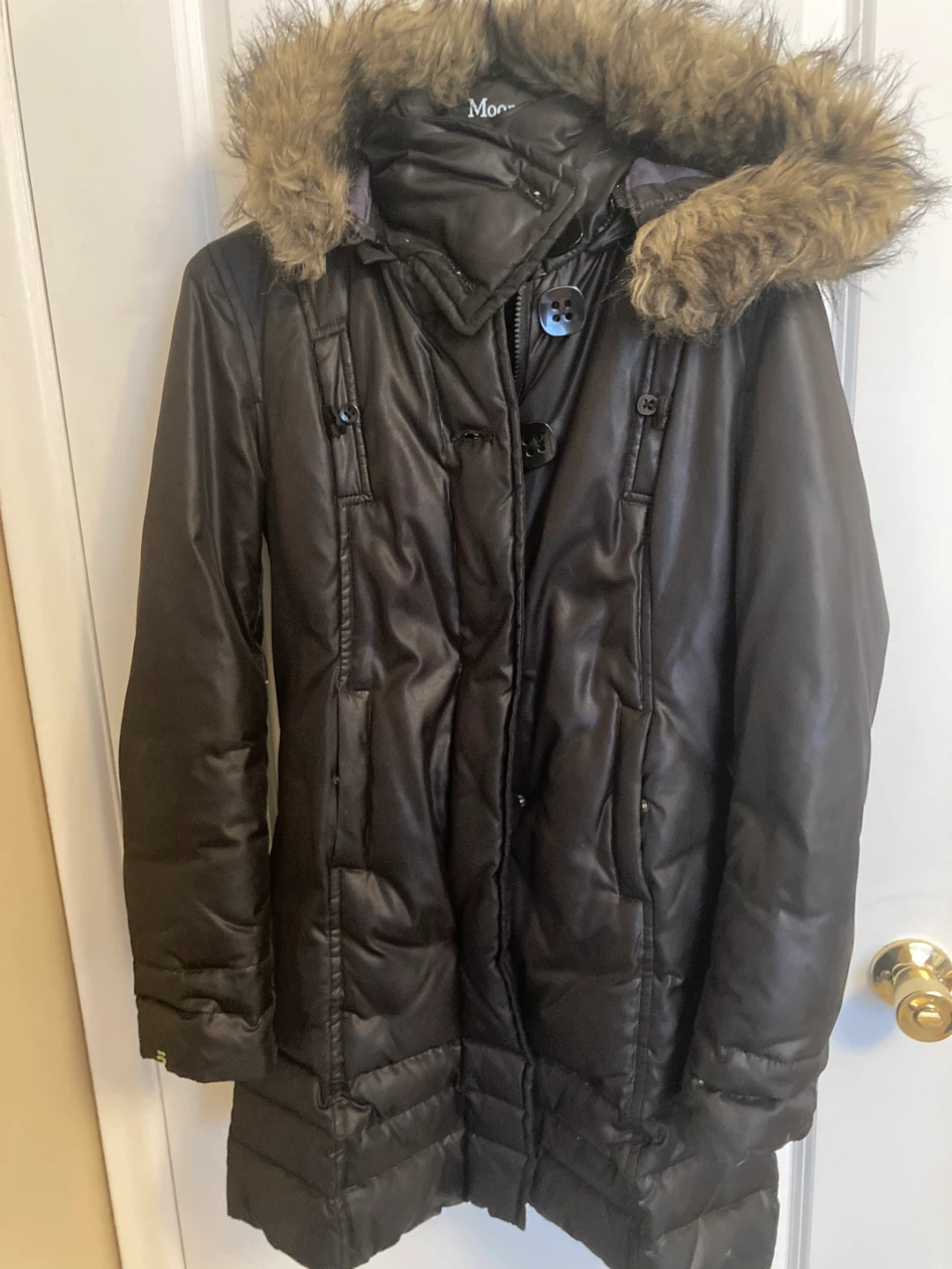 Soia & Kyo Black Down Winter Coat - Size XS